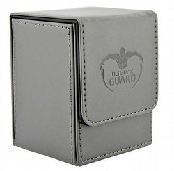 Ultimate Guard Grey Leatherette Flip Deck Case 100+ Carton [12 deck cases]