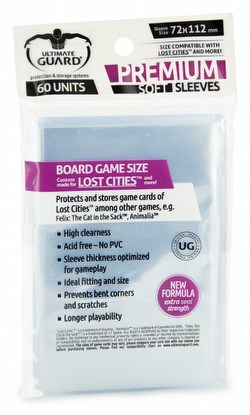 Ultimate Guard Premium Lost Cities Board Game Sleeves Case [180 packs]
