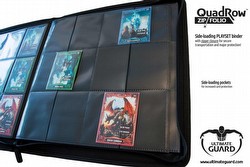 Ultimate Guard XenoSkin Mixed Colors QuadRow ZipFolio Case [12 QuadRows]
