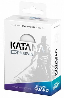 Ultimate Guard Katana Standard Size Transparent Sleeves Box [10 packs]