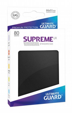 Ultimate Guard Supreme UX Standard Size Black Sleeves Case [5 boxes]