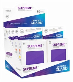 Ultimate Guard Supreme UX Standard Size Purple Sleeves Case [5 boxes/50 packs]