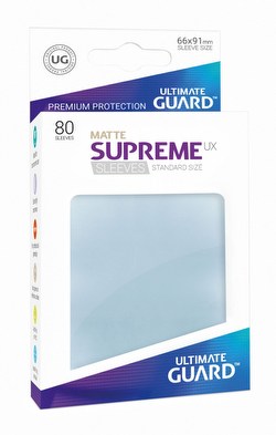 Ultimate Guard Supreme UX Standard Size Matte Transparent Sleeves Box [10 packs]