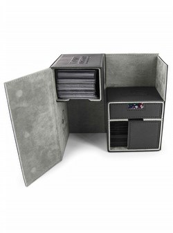 Ultimate Guard Black Twin Flip 'n' Tray Deck Case 160+ Carton [12 deck cases]