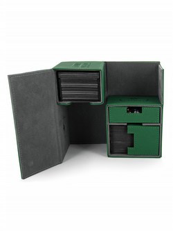 Ultimate Guard Green Twin Flip 'n' Tray Deck Case 160+
