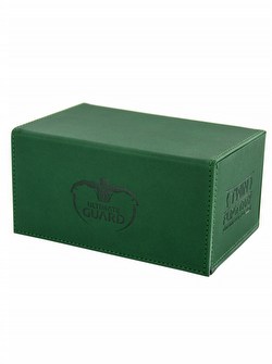 Ultimate Guard Green Twin Flip 'n' Tray Deck Case 160+ Carton [12 deck cases]
