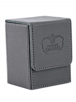 Ultimate Guard Xenoskin Grey Flip Deck Case 80+ Carton [12 deck cases]