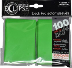 Ultra Pro Pro-Matte Eclipse Chroma Fusion Standard Size Deck Protectors Box - Lime Green