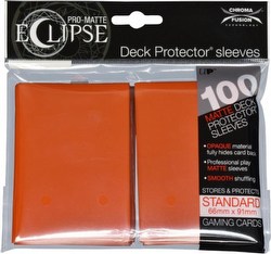 Ultra Pro Pro-Matte Eclipse Chroma Fusion Standard Size Deck Protectors Box - Pumpkin Orange