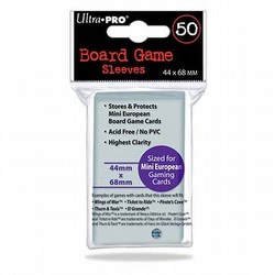 Ultra Pro Mini European Board Game Sleeves Box [44mm x 68mm]