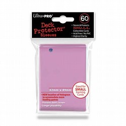 Ultra Pro Small Size Deck Protectors Case - Pink [10 boxes] (New Hologram Location)