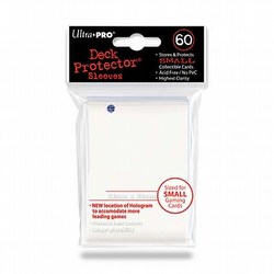 Ultra Pro Small Size Deck Protectors Case - White [10 boxes] (New Hologram Location)