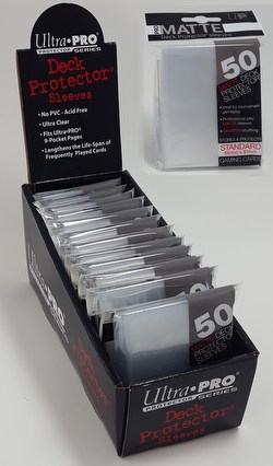 Ultra Pro Pro-Matte Standard Size Deck Protectors Case - Clear [10 boxes]