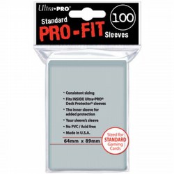 Ultra Pro Standard Pro-Fit Sleeves Case [100 packs]