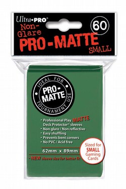 Ultra Pro Pro-Matte Small Size Deck Protectors Box - Green