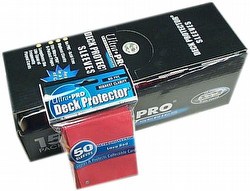 Ultra Pro Standard Size Deck Protectors Box - Lava Red