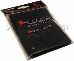 Ultra Pro Oversized Deck Protectors Case - Black (Fits cards 3 1/2