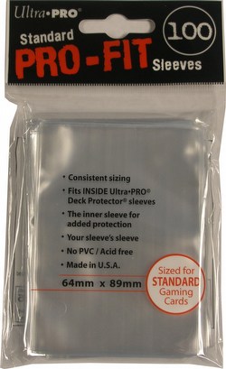 Ultra Pro Standard Pro-Fit Sleeves Pack
