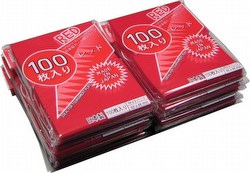 Ultra Pro Standard Size Deck Protectors Box - Red [Japanese]