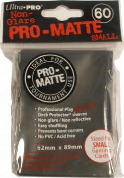 Ultra Pro Pro-Matte Small Size Deck Protectors Case - Black [10 boxes]