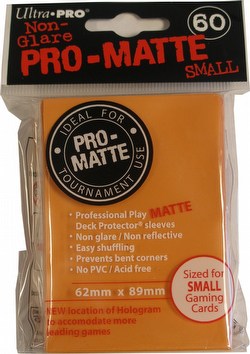 Ultra Pro Pro-Matte Small Size Deck Protectors Box - Orange