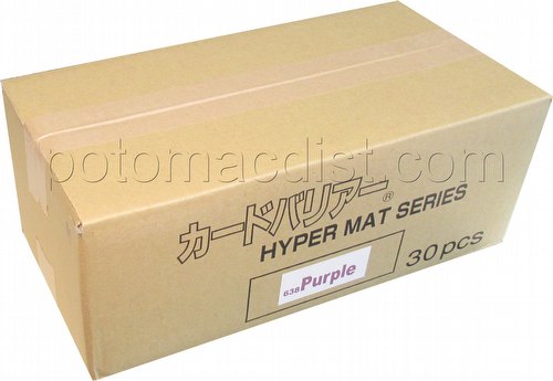 KMC Card Barrier Mat Series Standard Size Sleeves - Hyper Matte Purple Case [30 packs]