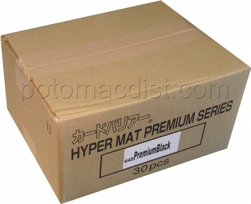 KMC Card Barrier Mat Series Standard Size Sleeves Case - Premium Hyper Matte Black [30 packs]