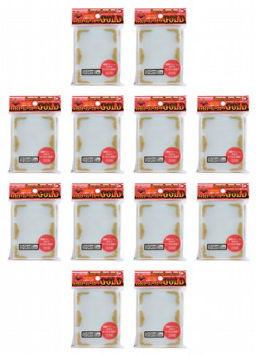 KMC Standard Oversized Sleeves - Character Guard [Gold/10 packs]