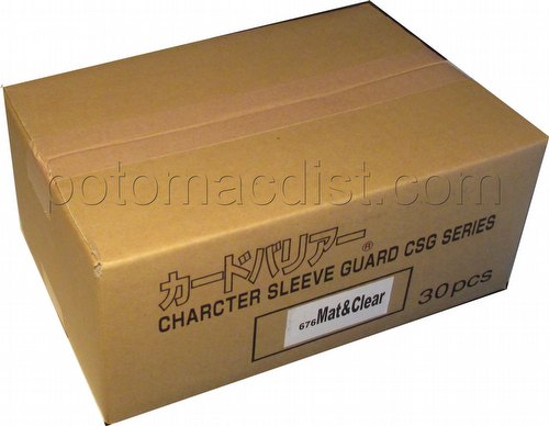 KMC Standard Oversized Sleeves - Character Guard Case [Matte Clear/30 packs]