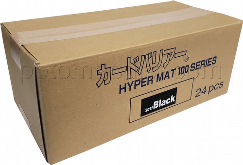 KMC Hyper Matte USA 100 ct. Standard Size Sleeves - Black Case [24 packs]