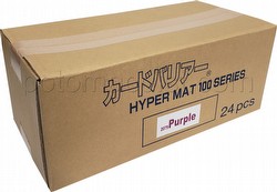 KMC Hyper Matte USA 100 ct. Standard Size Sleeves - Purple Case [24 packs]