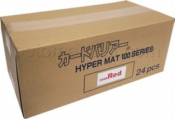 KMC Hyper Matte USA 100 ct. Standard Size Sleeves - Red Case [24 packs]