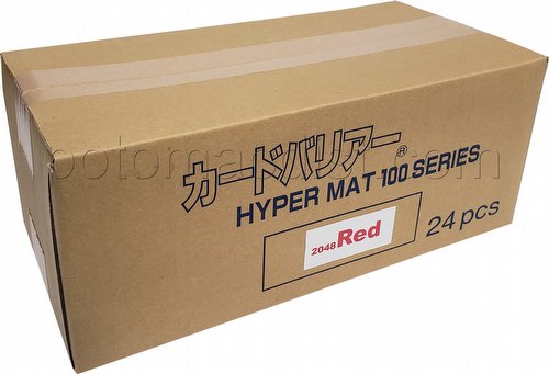 KMC Hyper Matte USA 100 ct. Standard Size Sleeves - Red Case [24 packs]