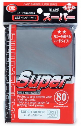 KMC Card Barrier Super Series Standard Size Sleeves - Super Silver Pack
