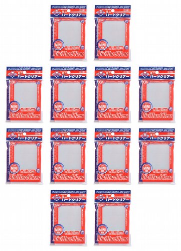 KMC Card Barrier Mini Series Yu-Gi-Oh Size Sleeves - Mini Hard Clear [10 packs]