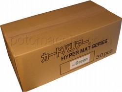 KMC Card Barrier Mat Series Standard Size Sleeves - Hyper Matte Green Case [30 packs]