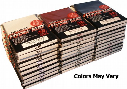 KMC Card Barrier Mat Series Standard Size Sleeves - Hyper Matte Mixed Colors Case [30 packs]
