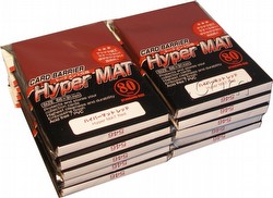 KMC Card Barrier Mat Series Standard Size Sleeves - Hyper Matte Red [10 packs]