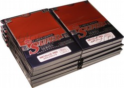 KMC Card Barrier Super Series Standard Size Sleeves - Metallic Red [10 packs]