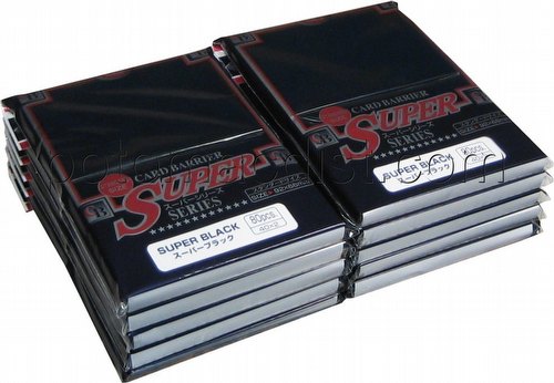 KMC Card Barrier Super Series Standard Size Sleeves - Super Black [10 packs]