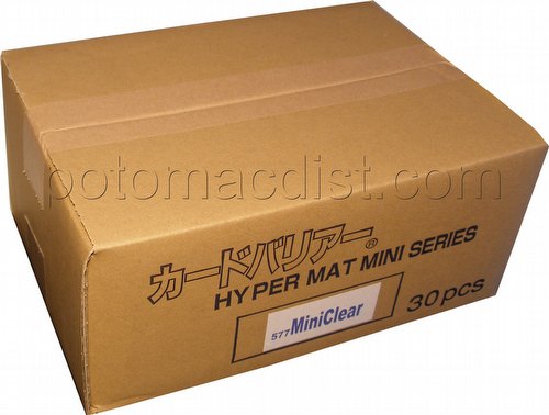 KMC Card Barrier Hyper Mat Mini Yu-Gi-Oh Size Sleeves - Hyper Matte Clear Case [30 packs]