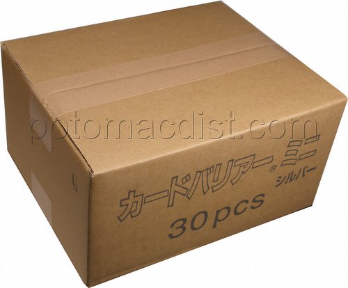 KMC Card Barrier Mini Series Yu-Gi-Oh Size Sleeves - Silver Case [30 packs]