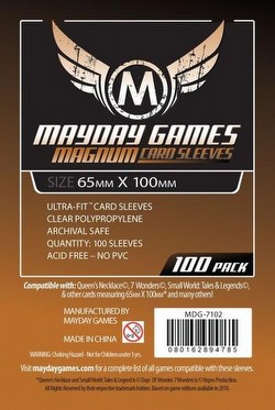 Mayday 7 Wonders Magnum Ultra-Fit Board Game Sleeves [65mm x 100mm/2 packs]