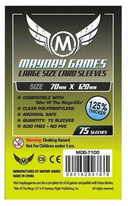 Mayday Large Size Premium Board Game Sleeves Pack [70mm x 120mm]
