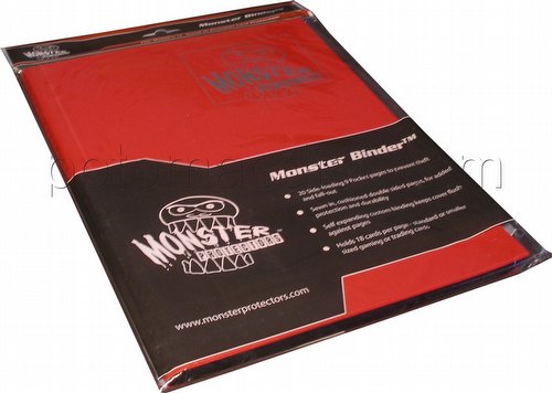 Monster Matte Red 9-Pocket Binder