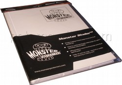 Monster Matte White 9-Pocket Binder with White Pages