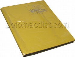 Monster Mini Matte Yellow 4-Pocket Binder