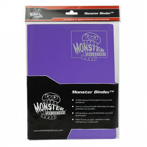 Monster Matte Purple 9-Pocket Binder