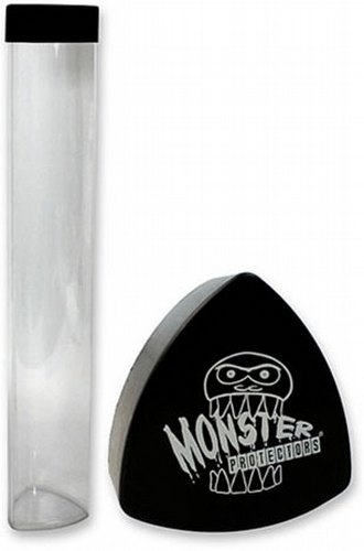Monster Protectors Triangular Play Mat Tube [Clear Tube/Black Top/2 pack]
