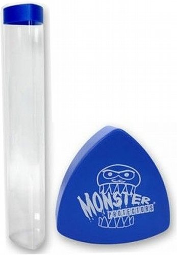 Monster Protectors Triangular Play Mat Tube [Clear Tube/Blue Top]